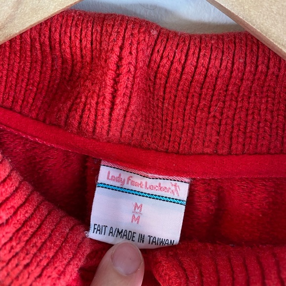 VINTAGE 80s Lady Footlocker Sweater - Picture 4 of 5